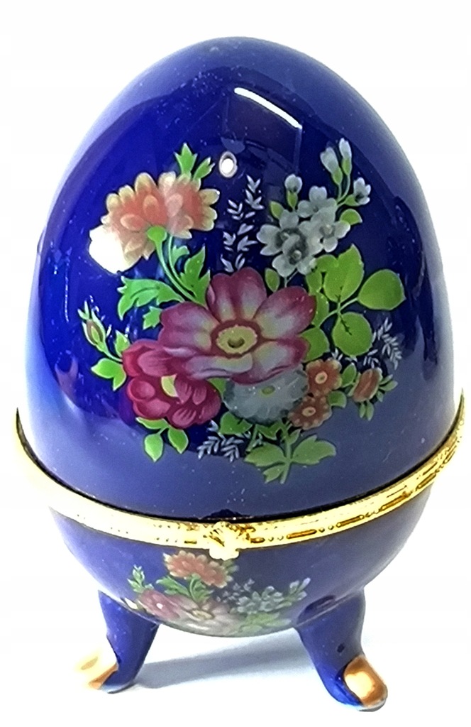 Duże jajko - szkatułka w stylu Faberge