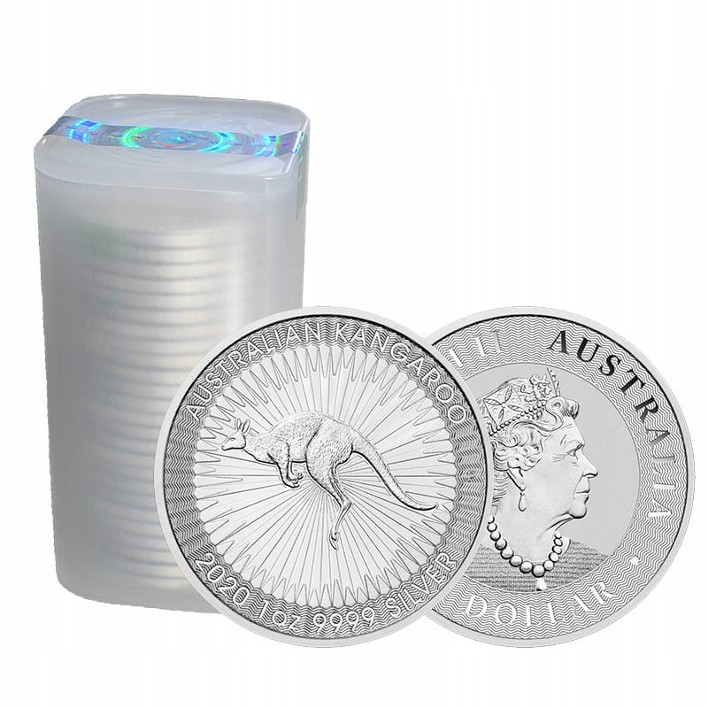 1 oz 2020 Kangur Australia x25 srebrna moneta tuba