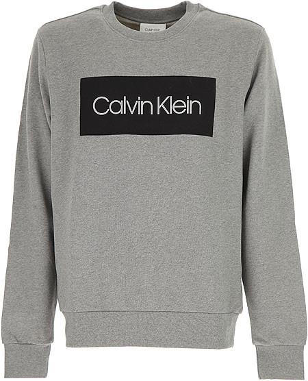 KFF505 CALVIN KLEIN BLUZA MĘSKA SZARA M