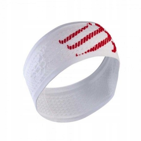 Compressport Opaska Na Czoło HEADBAND Biały