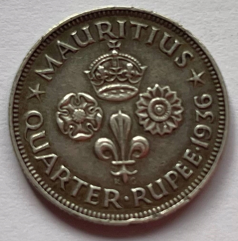 Mauritius - 1/4 rupee 1936