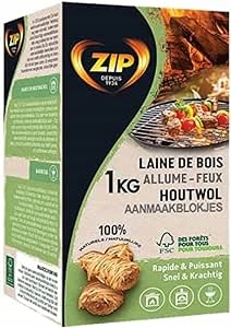 ZIP NATURALNA PODPAŁKA DO GRILLA 1 KG 107276