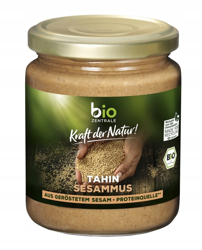 TAHINI (PASTA SEZAMOWA) BEZGLUTENOWA BIO 250 g - B