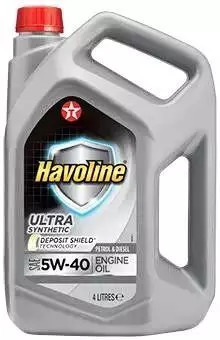 TEXACO HAVOLINE ULTRA 5W40 SN/CF A3/B3 A3/B4 4L