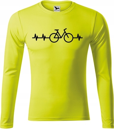 MĘSKA ODDYCHAJĄCA KOSZULKA NA ROWER NEON r. XXL