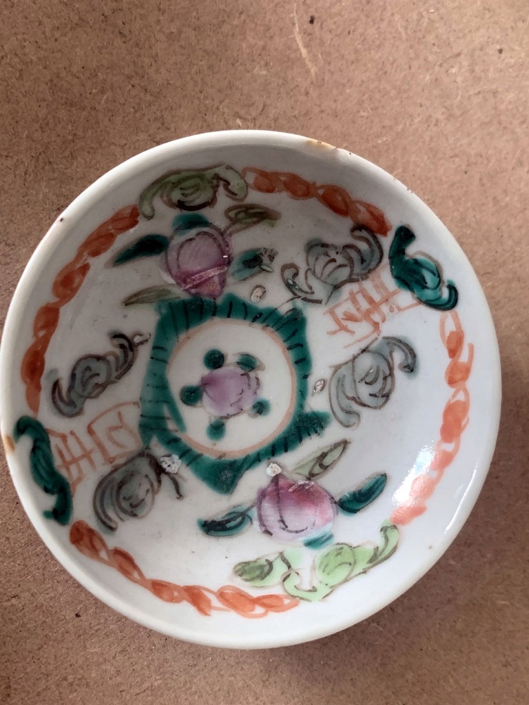 chiny porcelana eksportowa 18-19 wiek talerzyk