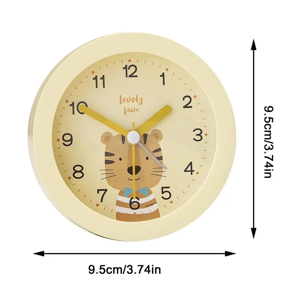 Budzik dla dzieci Kreskówka zegar na biurko Ciche