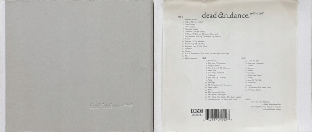 洋楽 Dead Can Dance / 1981-1998 [3CD+DVD] Amazon.co.jp: 1981-1998 (W/ Dvd): Music