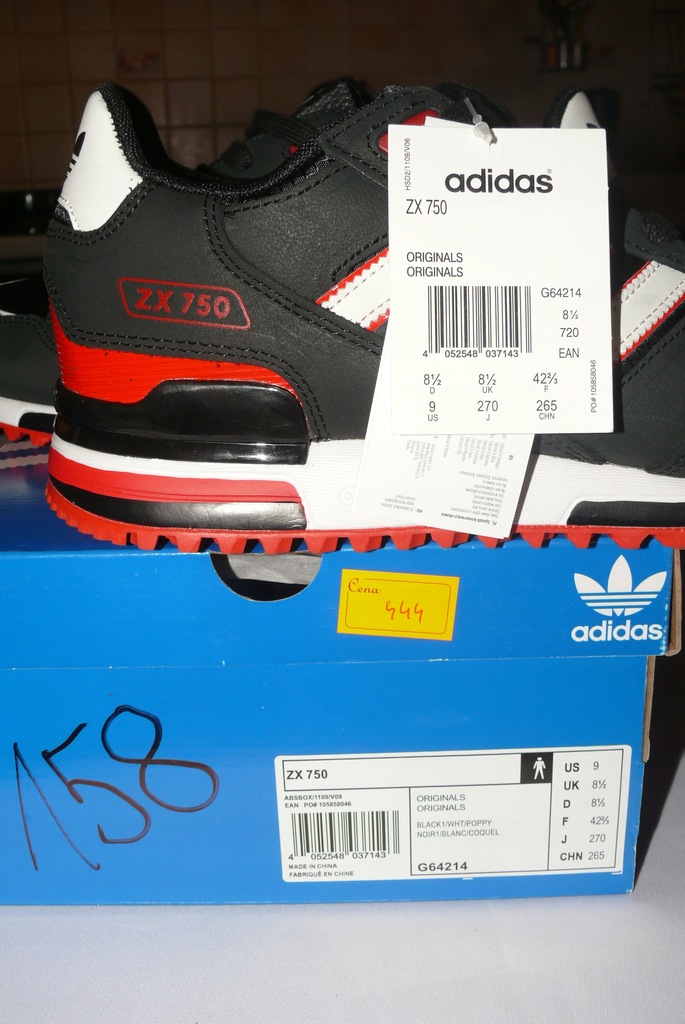 Buty Adidas ZX 750 G64214 43 1/3 EU 27,5 CM - 12375853254