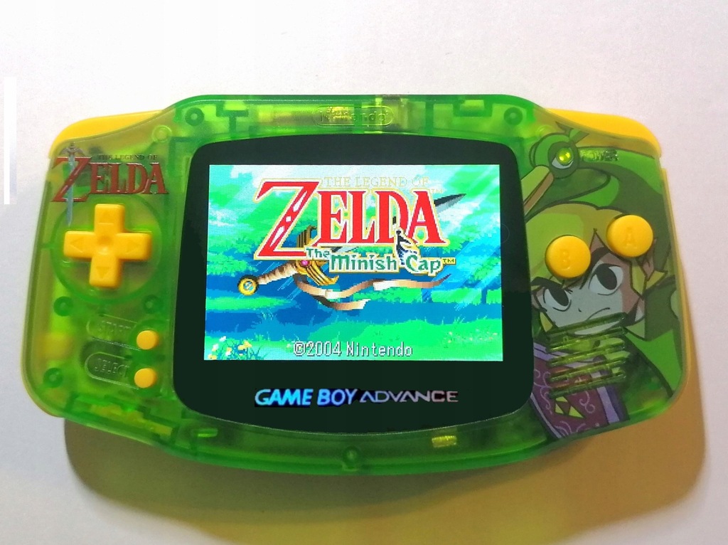 Konsola GAMEBOY ADVANCE ZELDA IPS V5 HD 14177684295 oficjalne archiwum Allegro