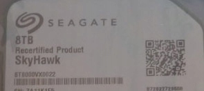 Seagate SkyHawk 8TB Recertified ST8000VX0022