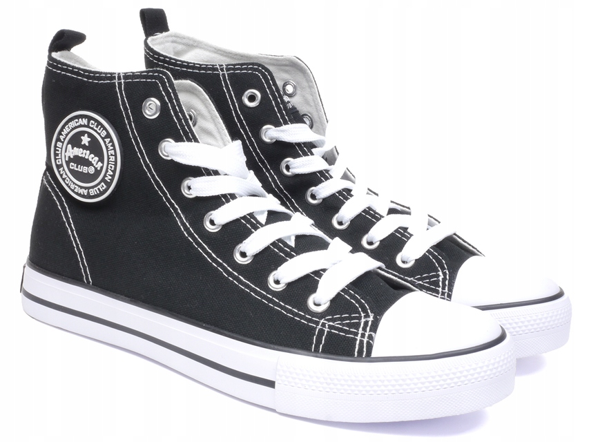 Trampki American Club LH 02/19 black - 41 czarny