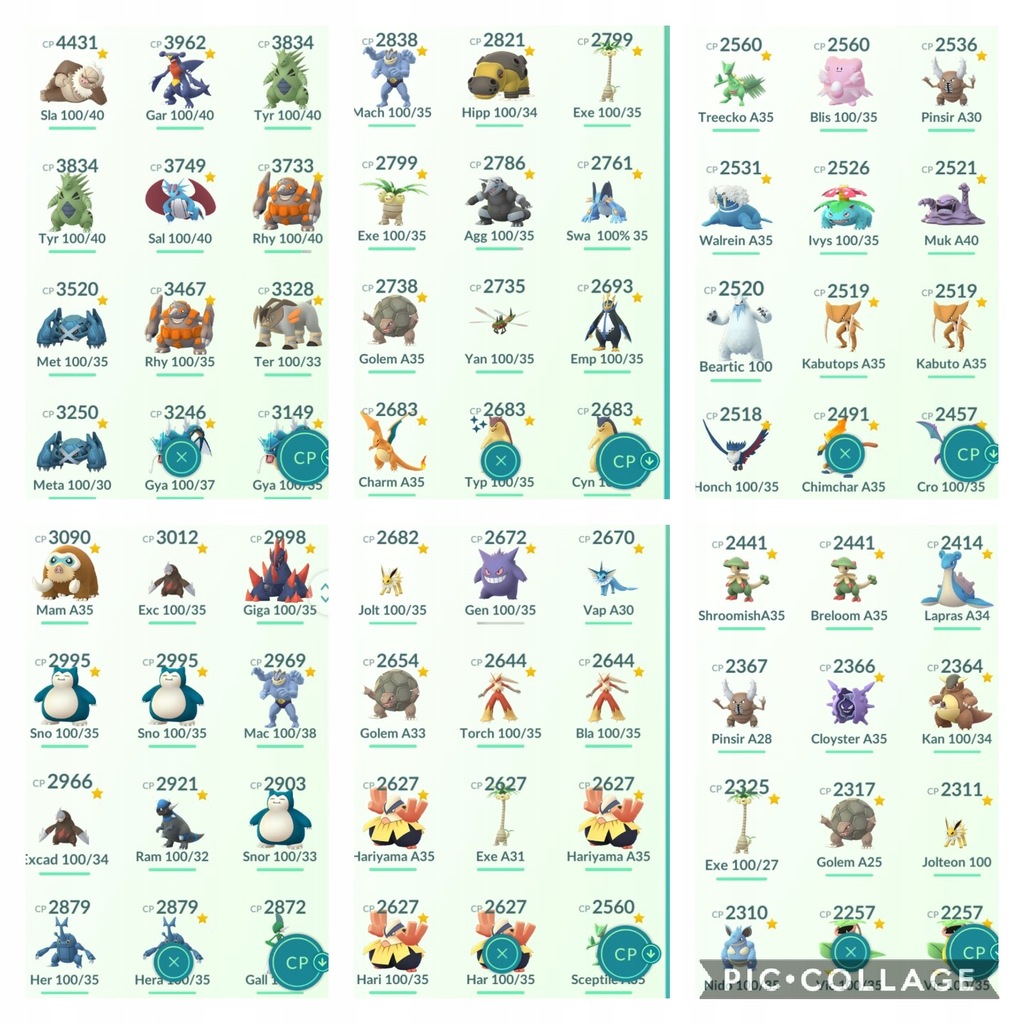 Konto Pokemon GO 40lvl. Srardust 3mln. iv100% x243