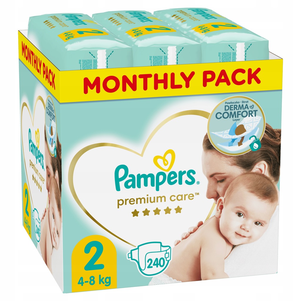 Купить PAMPERS PREMIUM CARE 2 Мини-подгузники 240 шт.: отзывы, фото, характеристики в интерне-магазине Aredi.ru