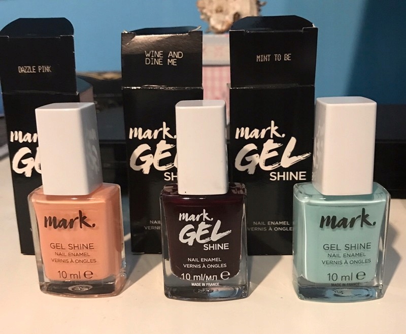 AVON Avon mark GEL shine 3 LAKIERY w cenie 1 !!!