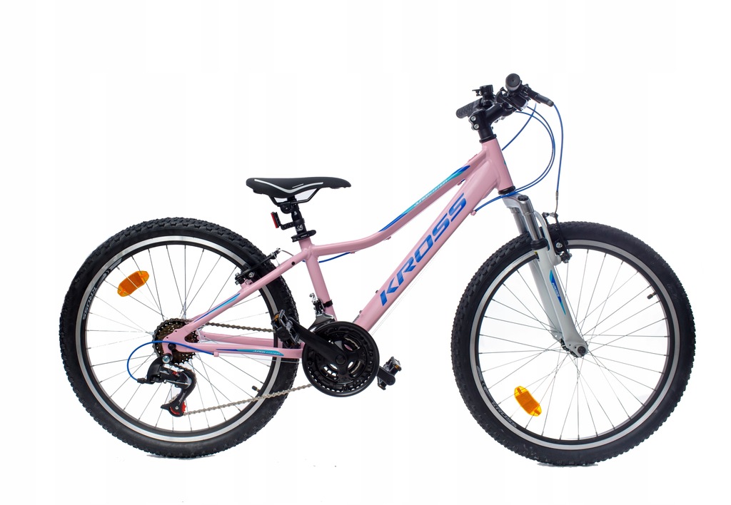 Rower Kross BLACK EDITION JR koła 24 cale różowy 11861458401