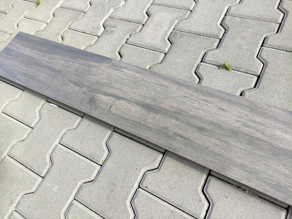 Płytki Podłogowe Gres Szkliwiony Rektyifikowany Patio Ash 20x120 G.2