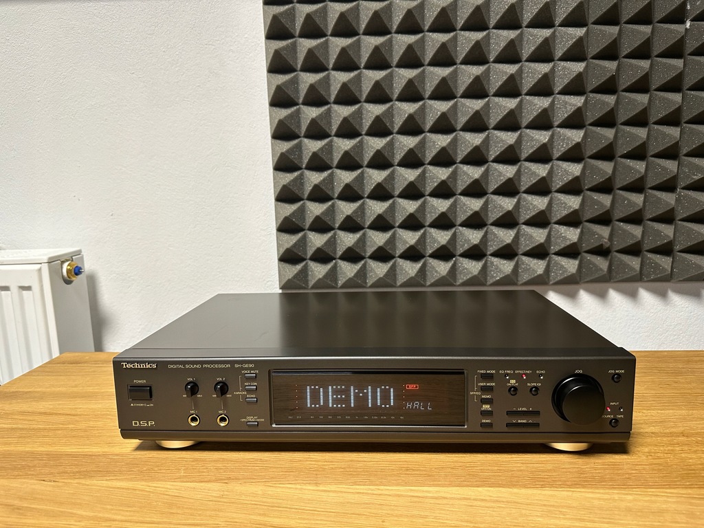 TECHNICS SH-GE90 PROCESOR KOREKTOR FRONT JAK NOWY TOP WYŚWIETLACZ UNIKAT !