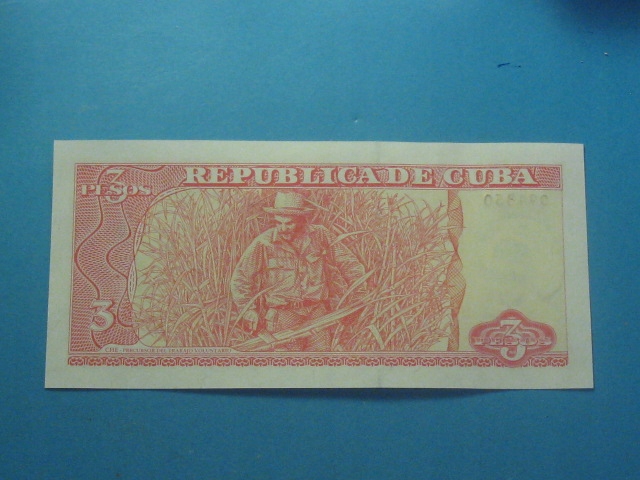 Купить Банкнота 3 песо Кубы P-127a UNC 2006 г.: отзывы, фото, характеристики в интерне-магазине Aredi.ru