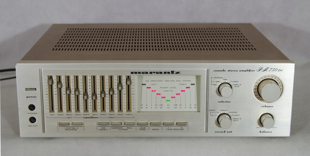 Marantz PM 750 DC, wzmacniacz i korektor w jednym