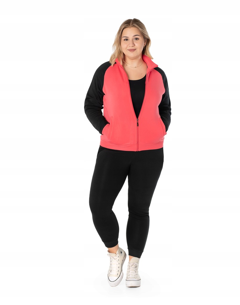 Ciepły Komplet Damski Dres Sportowy 2w1 9100-2 4XL