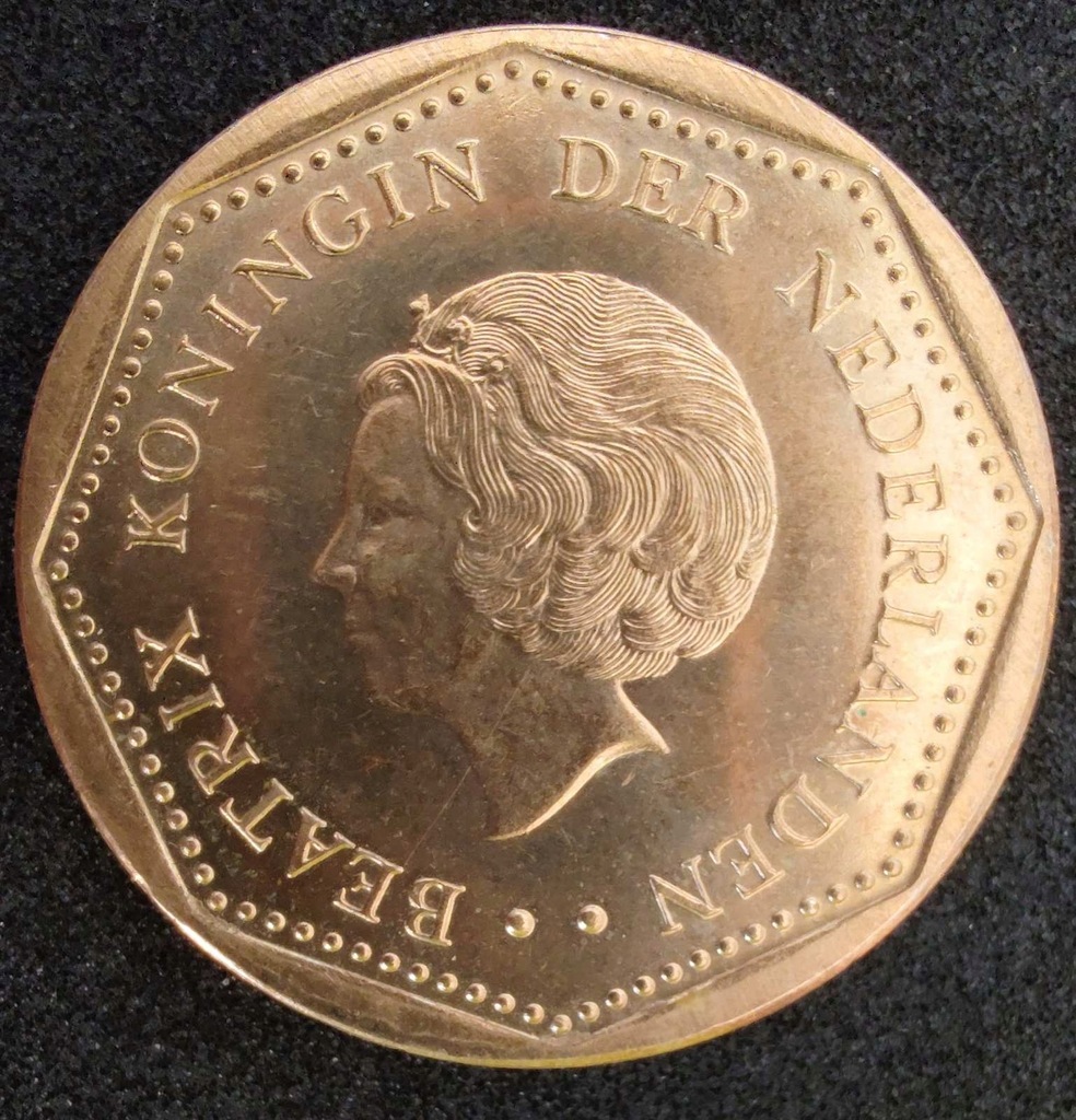 0307 - Antyle Holenderskie 2,5 guldena, 1990