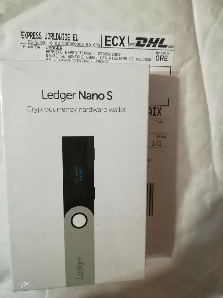 LEDGER NANO S Portfel sprzętowy Bitcoin Ethereum