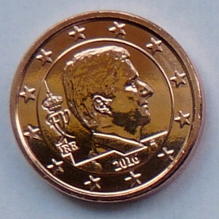 BELGIA 2016 1 CENT UNC