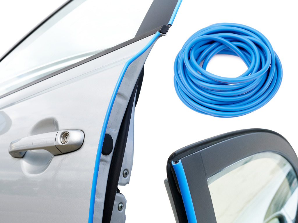 Profil osłona krawędzi drzwi auta 5m niebieski