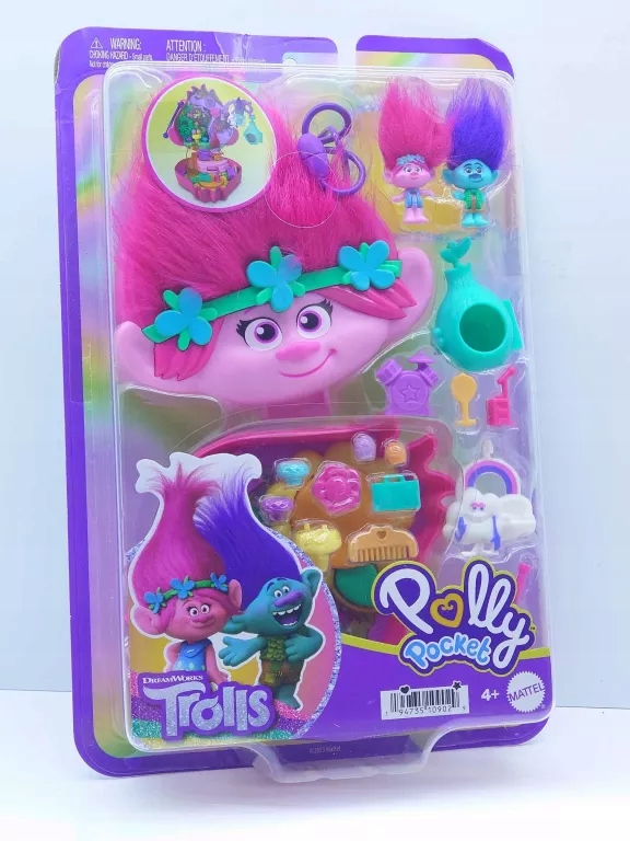 MATTEL POLLY POCKET TROLLE ZESTAW KOMPAKTOWY HKV39