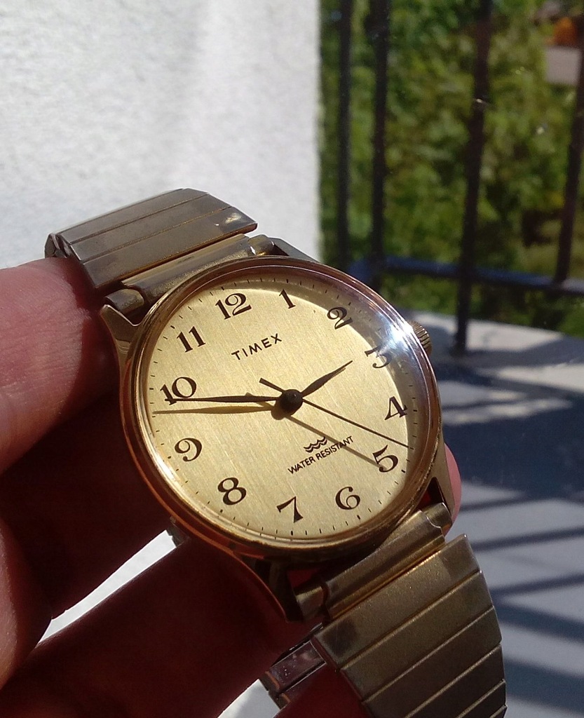 Znakomity, przepiękny mechaniczny zegarek Timex