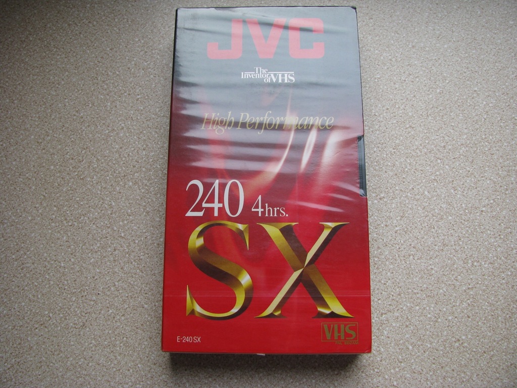 kaseta video JVC SX 240 nowa w folii