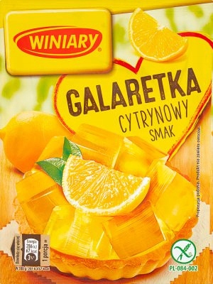 WINIARY GALARETKA O SMAKU CYTRYNOWYM 71G PACZKA