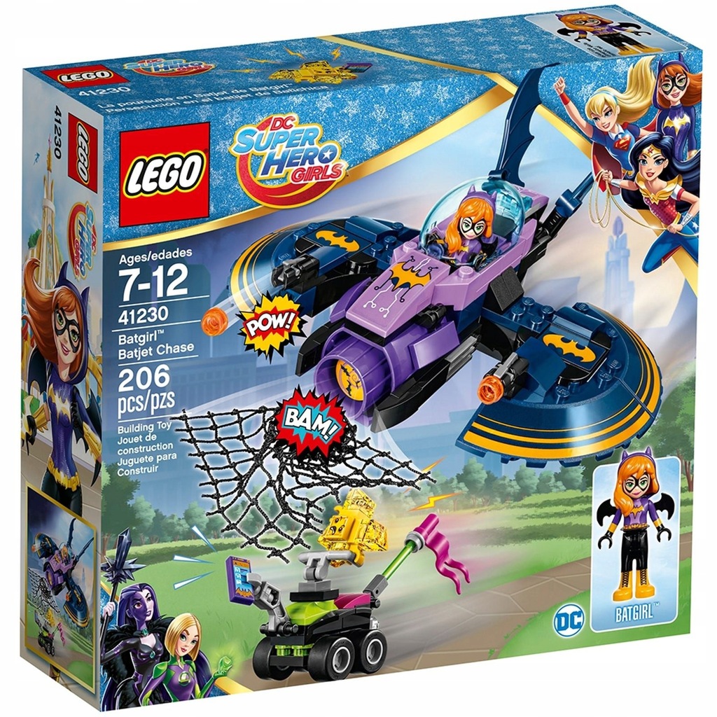 Klocki LEGO 41230 DC Super Hero Girls - Batgirl i pościg Batjetem