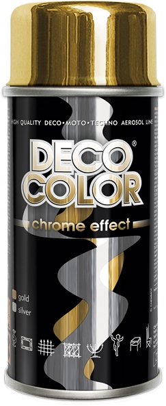 DECO COLOR LAKIER 025 CHROM ZLOTY 400 ml