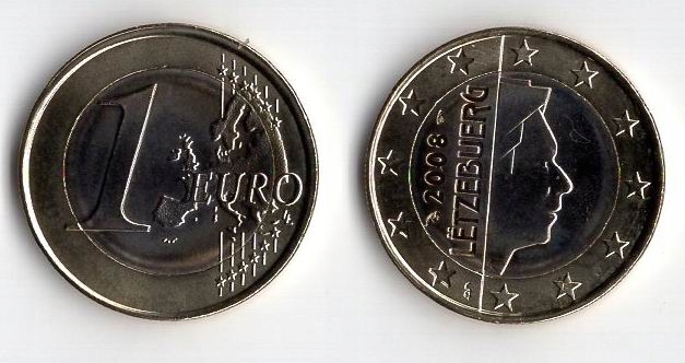 LUKSEMBURG 2008 1 EURO