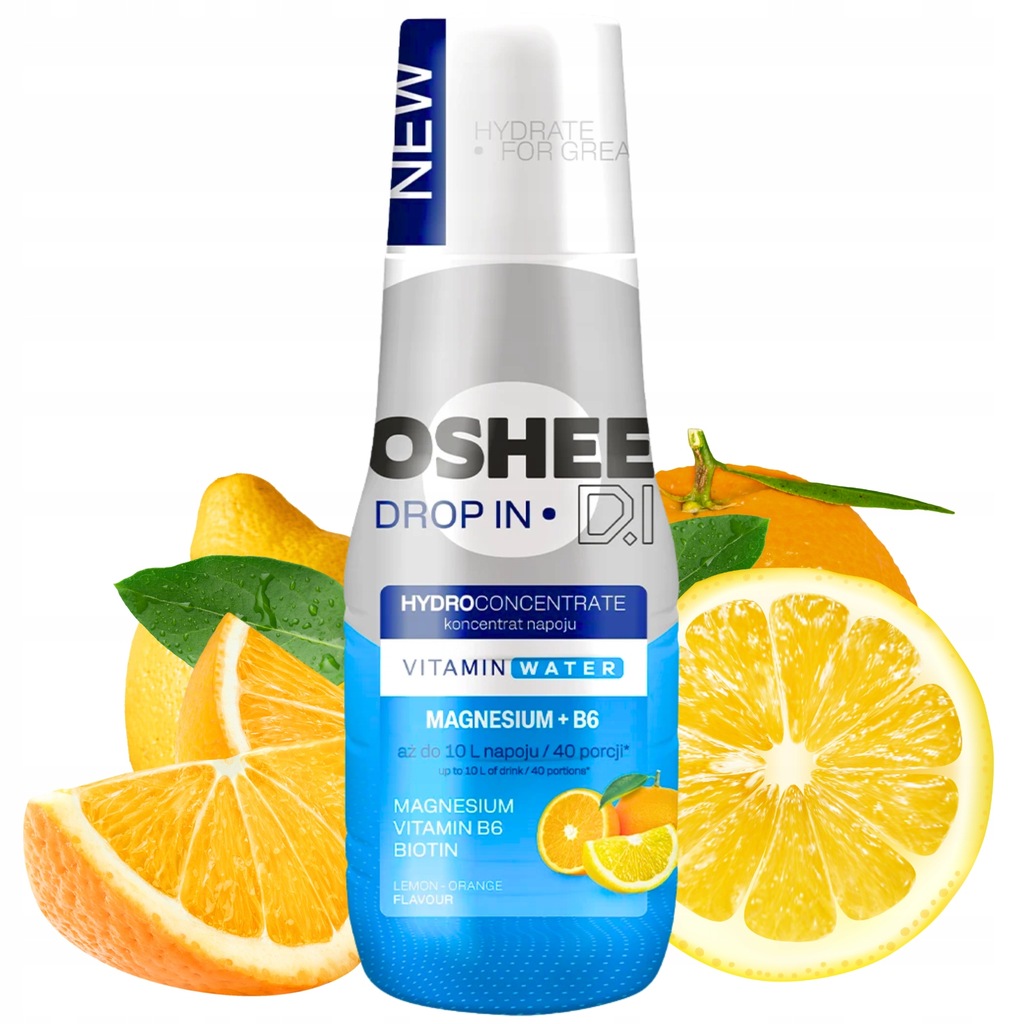 Oshee Drop In koncentrat do sodastream cytryna - pomarańcza 500ml