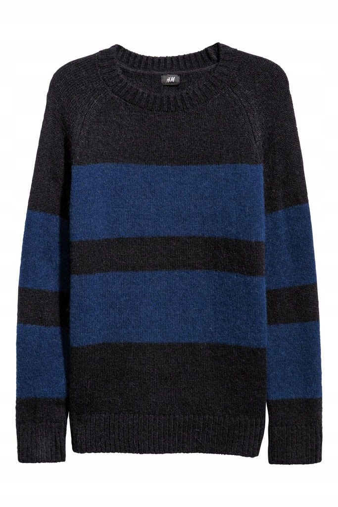 Sweter z domieszką wełny H&M r.L