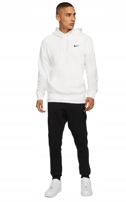 BLUZA MĘSKA NIKE Z KAPTUREM CLUB SWOOSH CIEPŁA