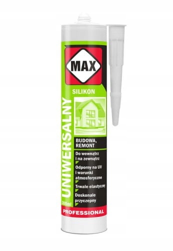 MAX Silikon uniwersalny bezbarwny 280ml