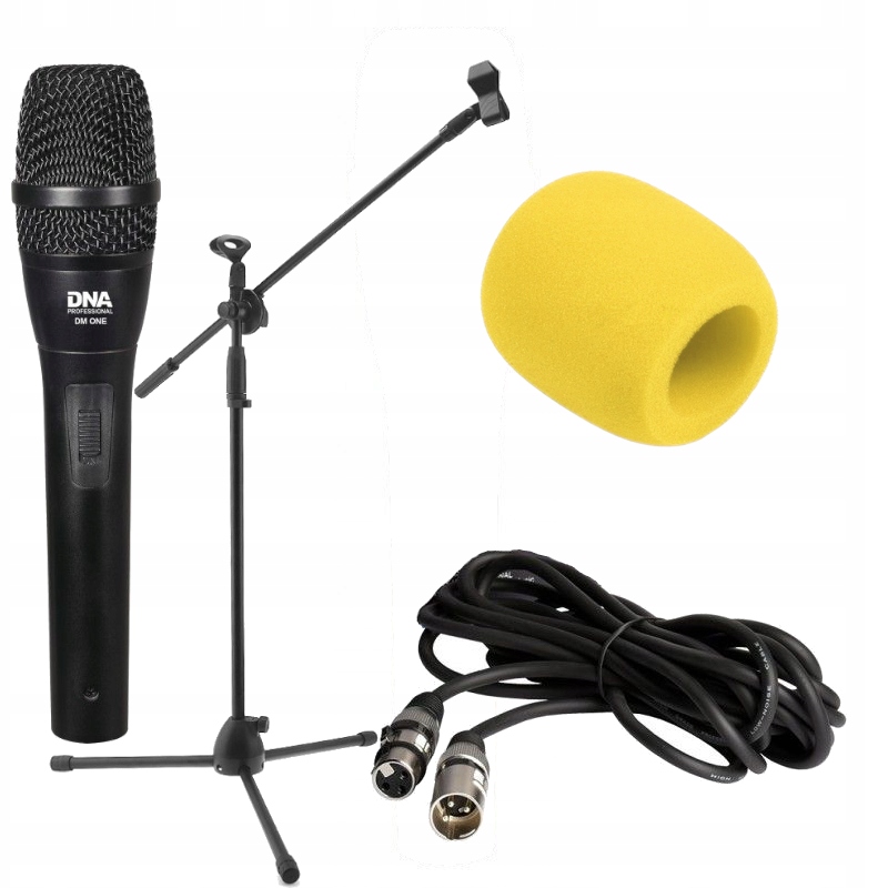 Zestaw Statyw z Mikrofon dynamiczny DNA One XLR