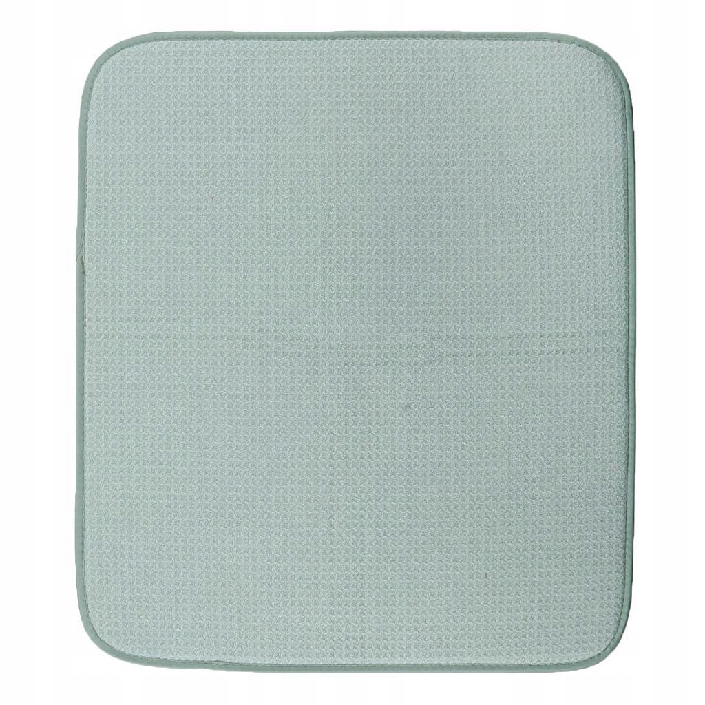 Microfiber Placemat for Drying Dishes, Kitchen Drainer, Green 40.5x45