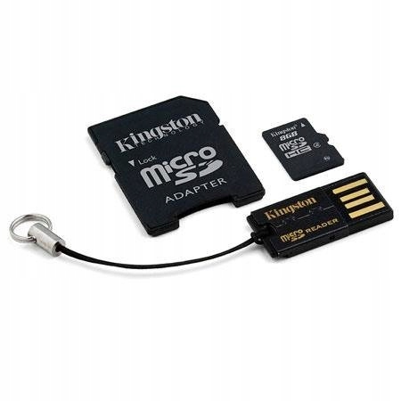 KARTA PAMIĘCI KINGSTON SD 8GB CLASS4 + ADAPTER