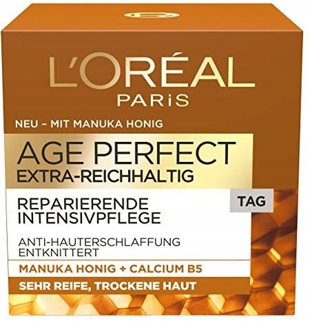 Loreal AGE PERFECT / Krem z miodem Manuka + Wapń