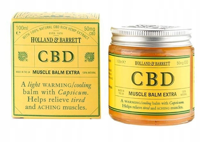 CBD balsam do mięśni Extra 100ml Holland & Bar