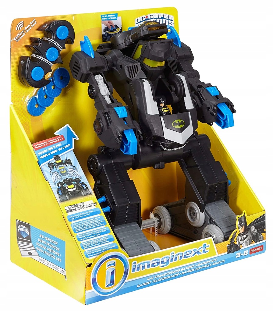 Imaginext DMT82 Robot Batmana Batbot zdalnie sterowany