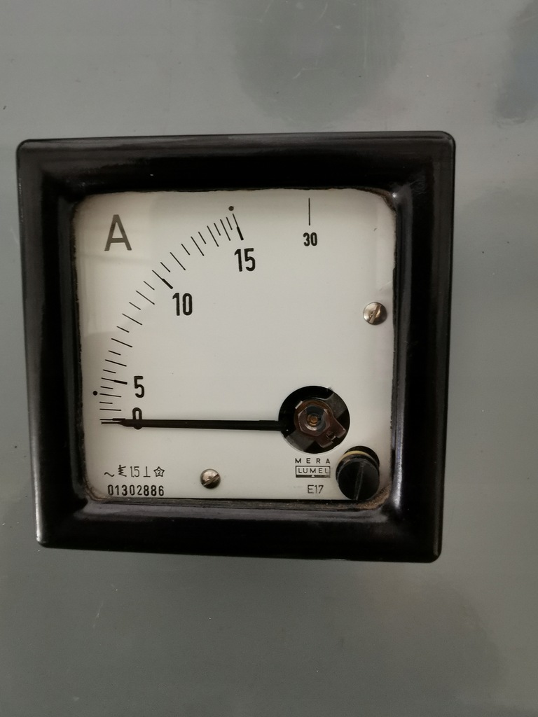 Amperomierz „Mera-Lumel” E17 0-30A AC