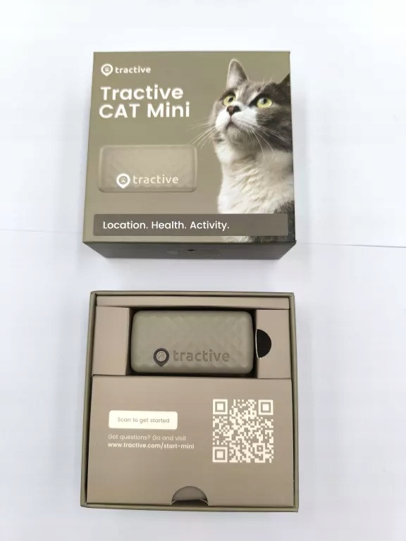 LOKALIZATOR GPS DLA KOTÓW TRACTIVE CAT MINI BRĄZOWY