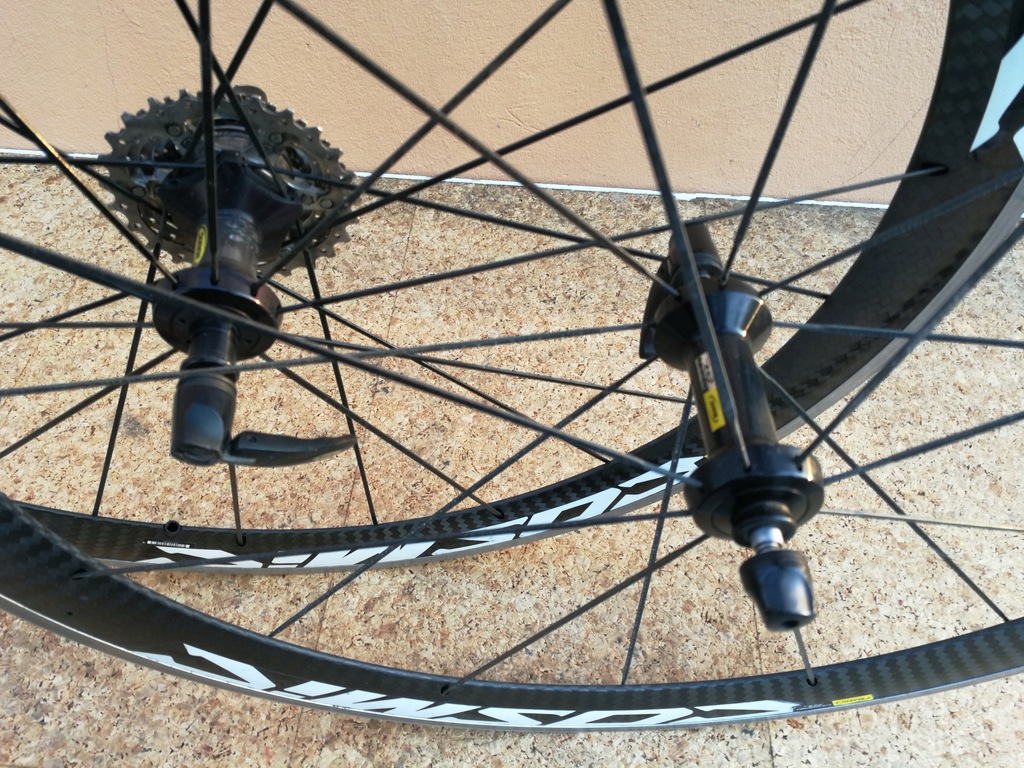 MAVIC COSMIC 622×13C Mavic Cosmic SLE Exalith Rear Wheel With Tyre - 622 x 13c