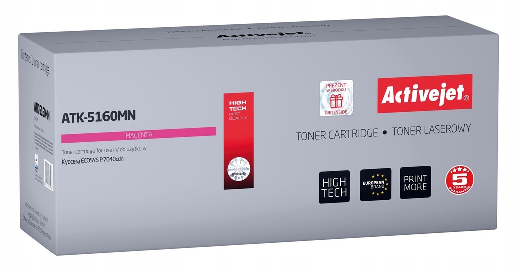 Activejet ATK-5160MN Toner (zamiennik Kyocera TK-5160M; Supreme; 12000 stro